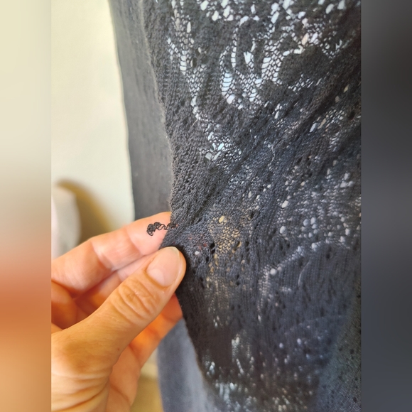LC Lauren Conrad pretty, delicate & unique woven black cardigan π€ (Small) π€ - Picture 6 of 16